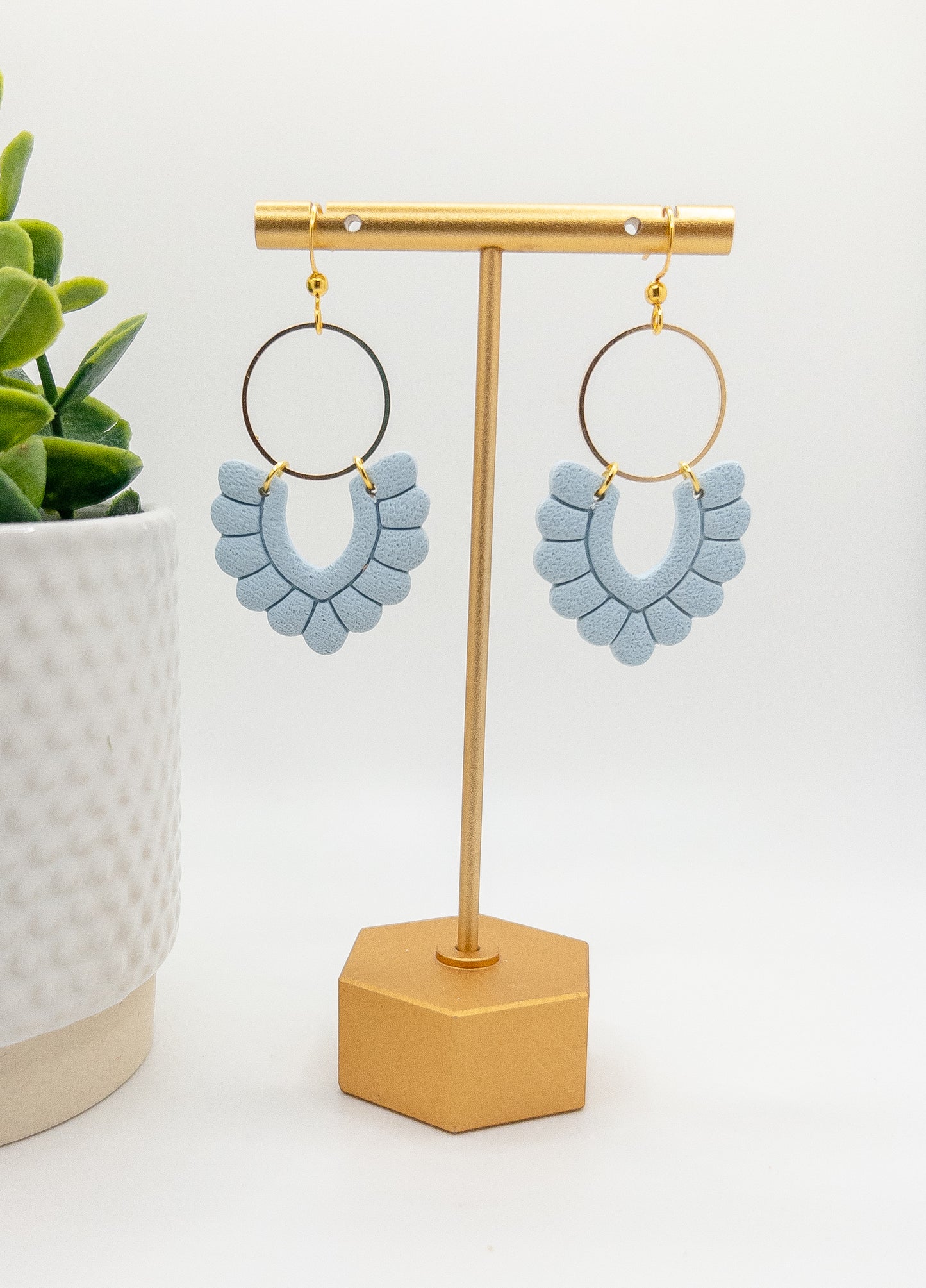 Bubbly V Dangle Earrings (multiple colors available)
