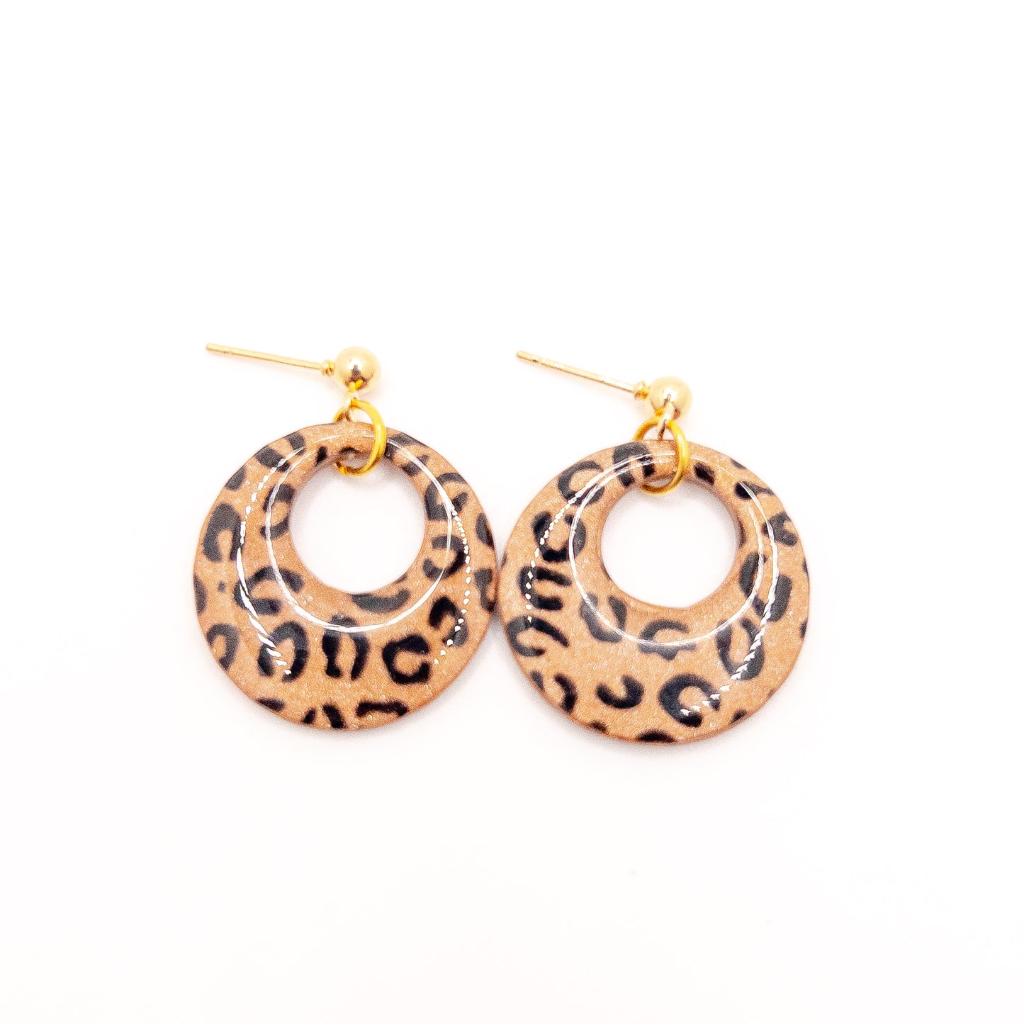 Leopard Print Cosmic Circle Cutout