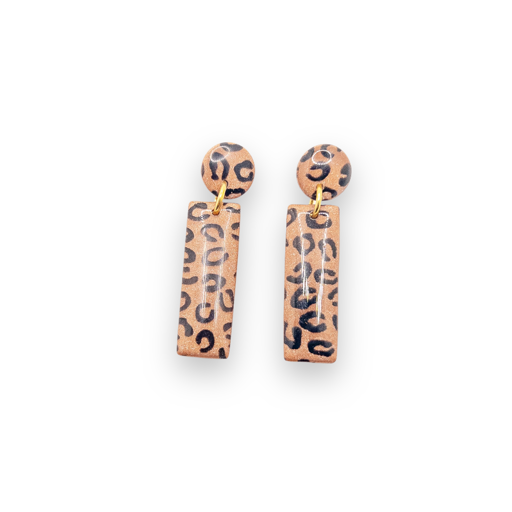 Leopard Print Laura Dangle