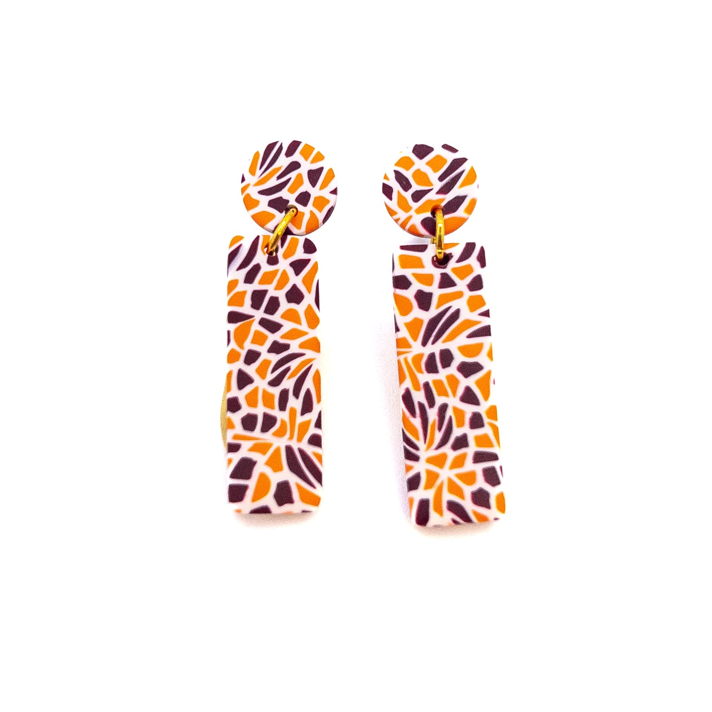 Maroon and Orange Mosaic, Laura Dangle