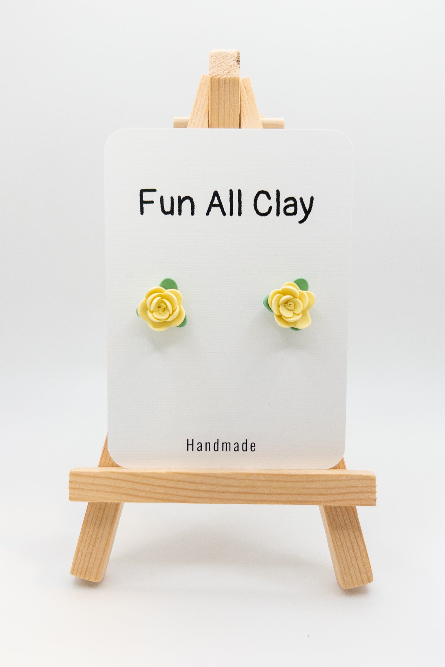 Layered Rose Stud - multiple colors available