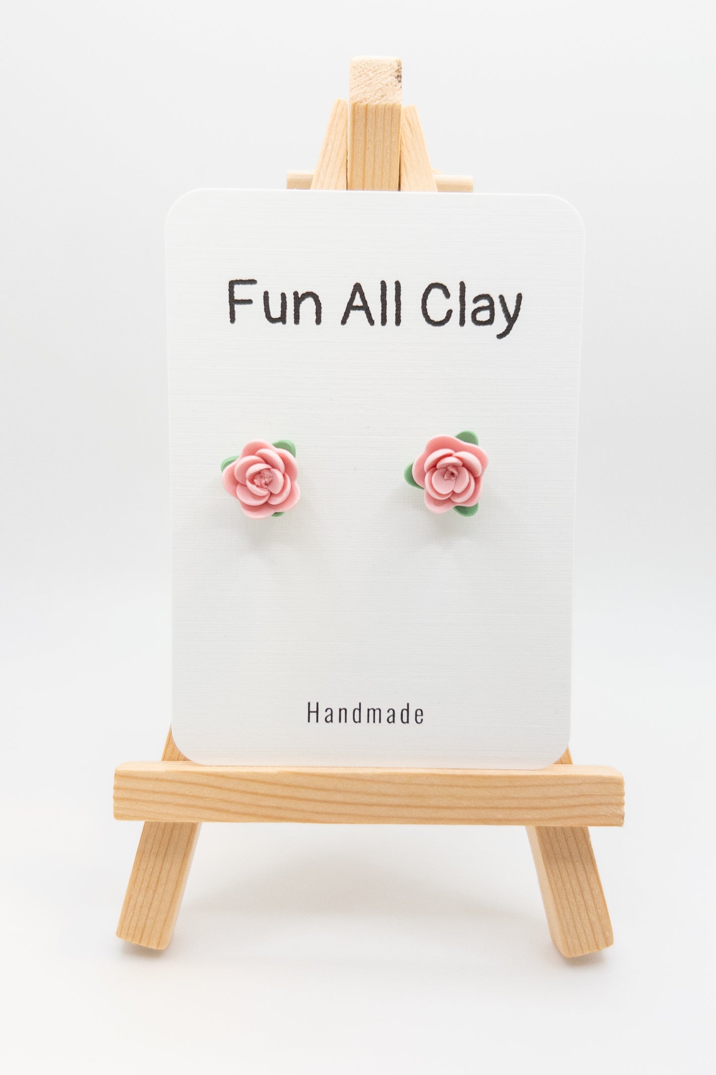 Layered Rose Stud - multiple colors available