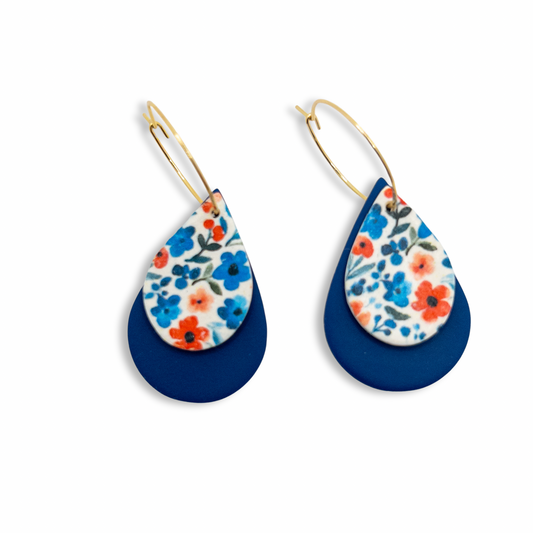 Red, White and Bloom, Teardrop Hoop